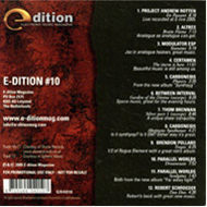 CD-Cover: Compilation E-Dition Sampler No.10